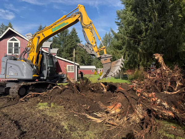 15-25 Ton Excavator Stump Splitter