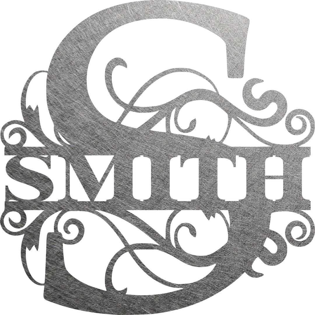 Scroll Monogram – Fox Island Metalworks